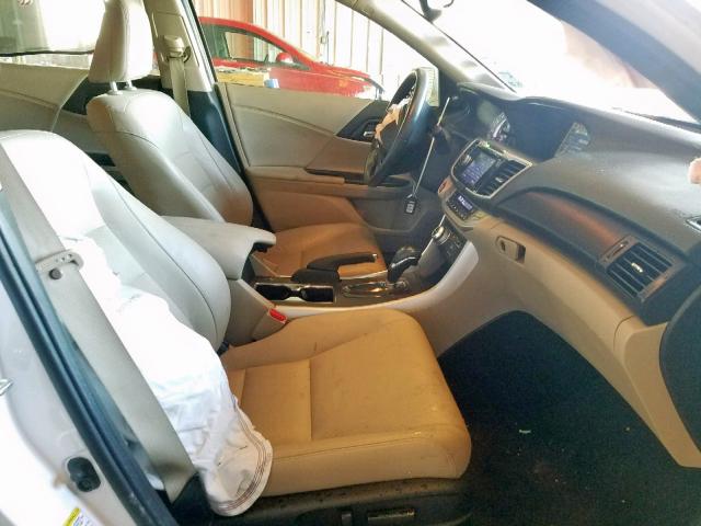 1HGCR2F85FA048139 - 2015 HONDA ACCORD EXL WHITE photo 5