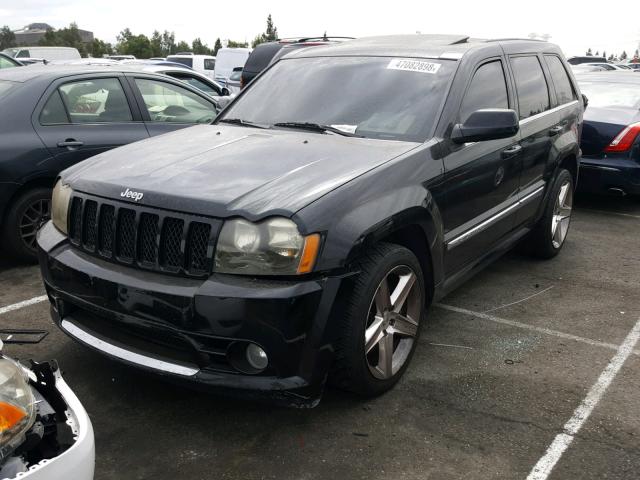 1J8HR78327C661241 - 2007 JEEP GRAND CHER BLACK photo 2