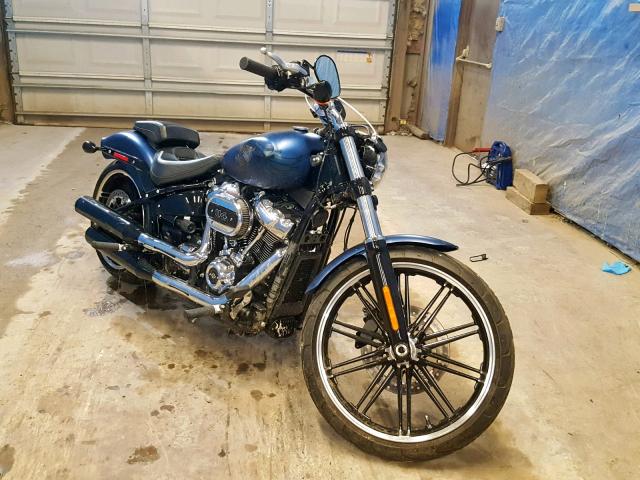 1HD1YTK16JC045673 - 2018 HARLEY-DAVIDSON FXBRS 115T BLUE photo 1