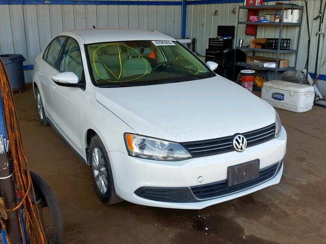 3VW637AJ5DM251260 - 2013 VOLKSWAGEN JETTA HYBR WHITE photo 1