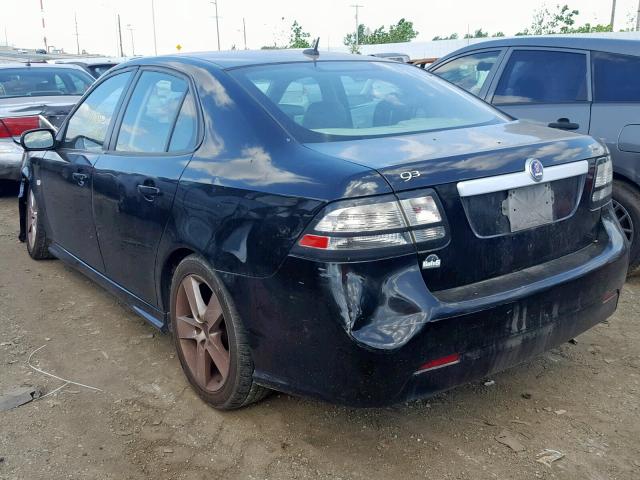 YS3FA4CY0B1309439 - 2011 SAAB 9-3 2.0T BLACK photo 3