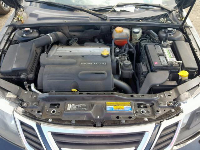 YS3FA4CY0B1309439 - 2011 SAAB 9-3 2.0T BLACK photo 7