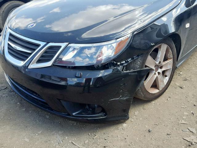 YS3FA4CY0B1309439 - 2011 SAAB 9-3 2.0T BLACK photo 9