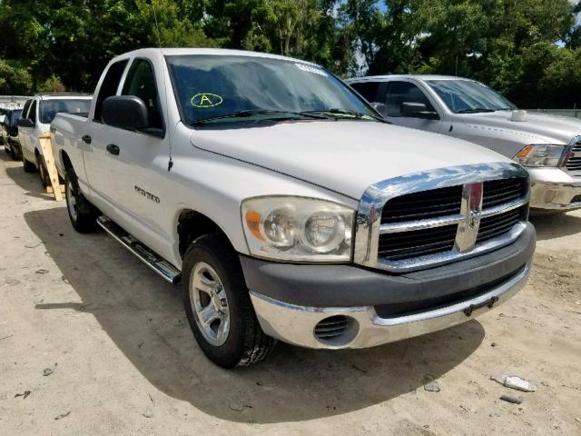 1D7HA18K37J625899 - 2007 DODGE RAM 1500 S WHITE photo 1