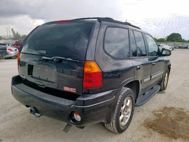 1GKDS13S242153668 - 2004 GMC ENVOY BLACK photo 4