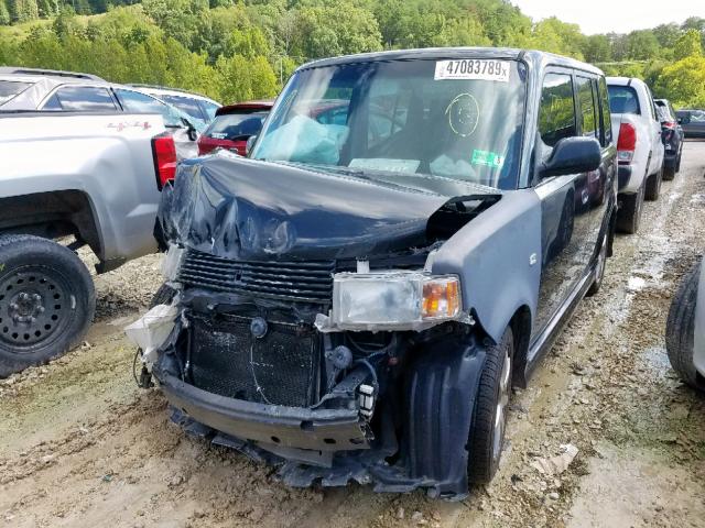 JTLKT324X64087526 - 2006 TOYOTA SCION XB შავი ფოტო 2
