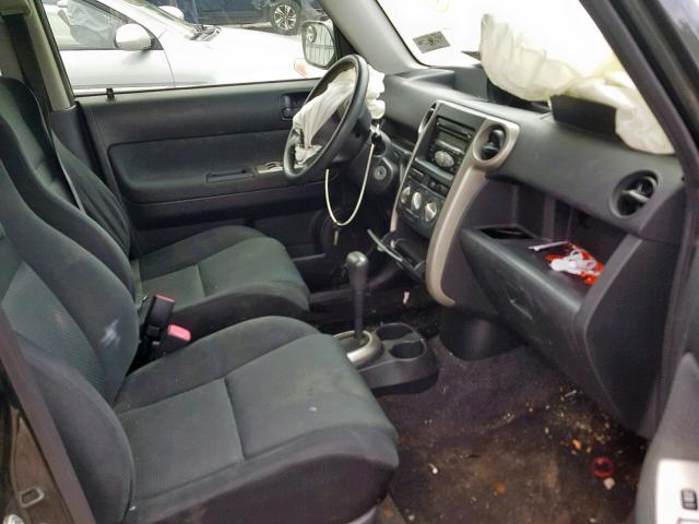 JTLKT324X64087526 - 2006 TOYOTA SCION XB შავი ფოტო 5