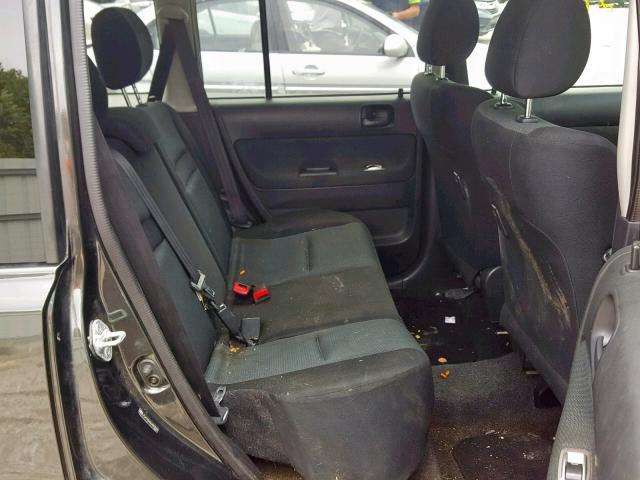 JTLKT324X64087526 - 2006 TOYOTA SCION XB შავი ფოტო 6