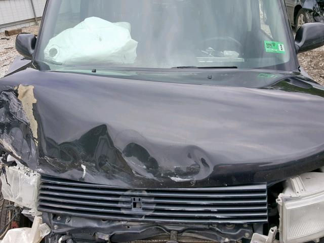 JTLKT324X64087526 - 2006 TOYOTA SCION XB შავი ფოტო 7