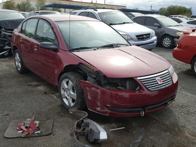 1G8AJ55F67Z189877 - 2007 SATURN ION LEVEL RED photo 1