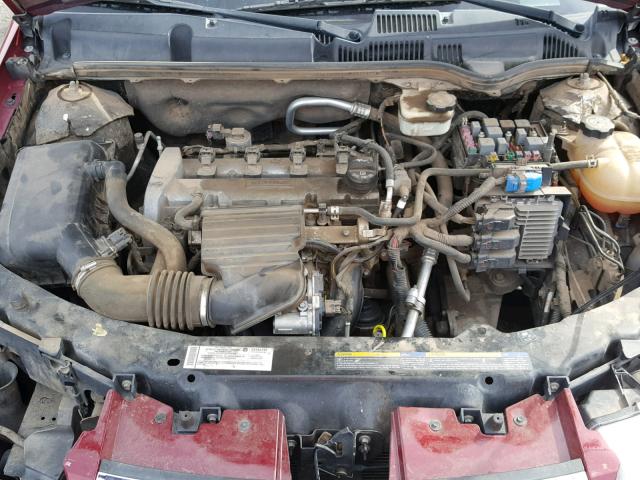 1G8AJ55F67Z189877 - 2007 SATURN ION LEVEL RED photo 7
