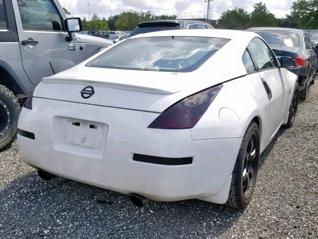 JN1AZ34E63T019787 - 2003 NISSAN 350Z COUPE WHITE photo 4