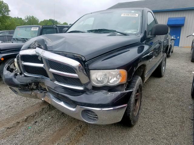 1D7HU16NX5J575701 - 2005 DODGE RAM 1500 S BLACK photo 2