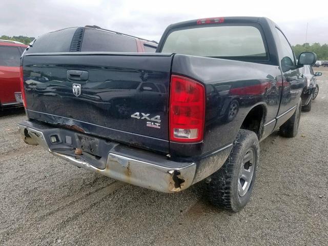 1D7HU16NX5J575701 - 2005 DODGE RAM 1500 S BLACK photo 4