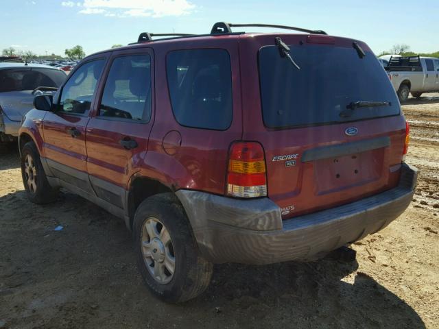 1FMYU93173KD40525 - 2003 FORD ESCAPE XLT RED photo 3