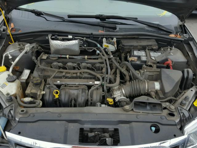 1FAHP3GN0AW292061 - 2010 FORD FOCUS SES GRAY photo 7