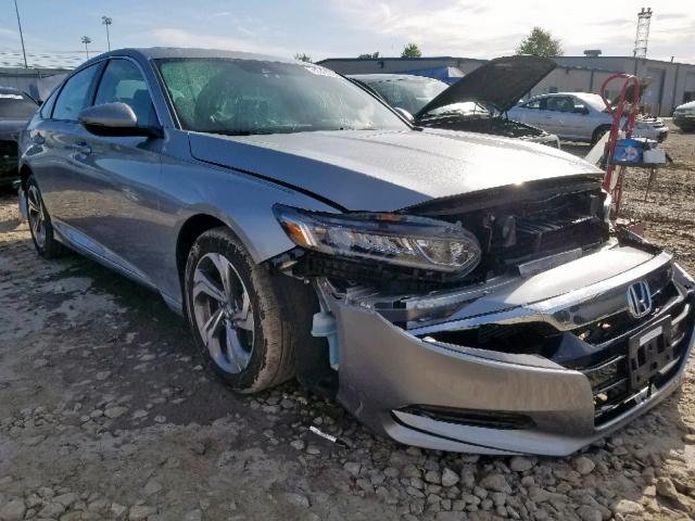 1HGCV1F51JA064603 - 2018 HONDA ACCORD EXL SILVER photo 1