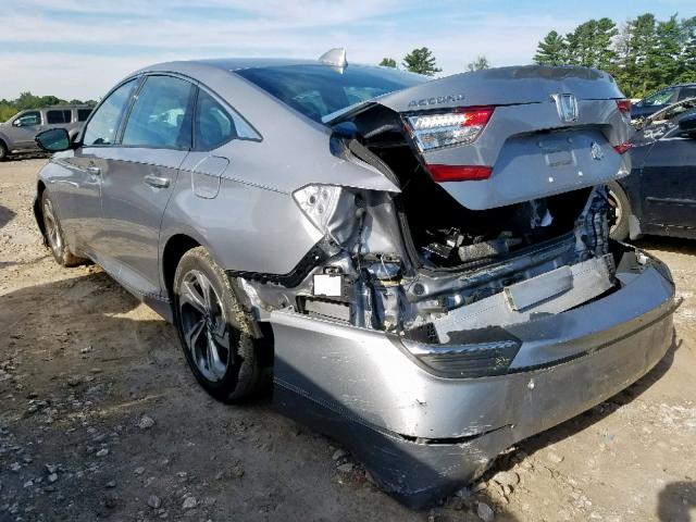 1HGCV1F51JA064603 - 2018 HONDA ACCORD EXL SILVER photo 3