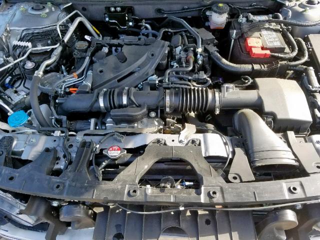 1HGCV1F51JA064603 - 2018 HONDA ACCORD EXL SILVER photo 7