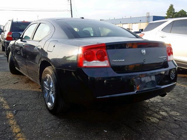 2B3KA33V39H556523 - 2009 DODGE CHARGER SX BLACK photo 3