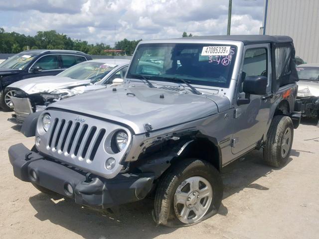 1C4AJWAG6FL761932 - 2015 JEEP WRANGLER S 银色 照片 2