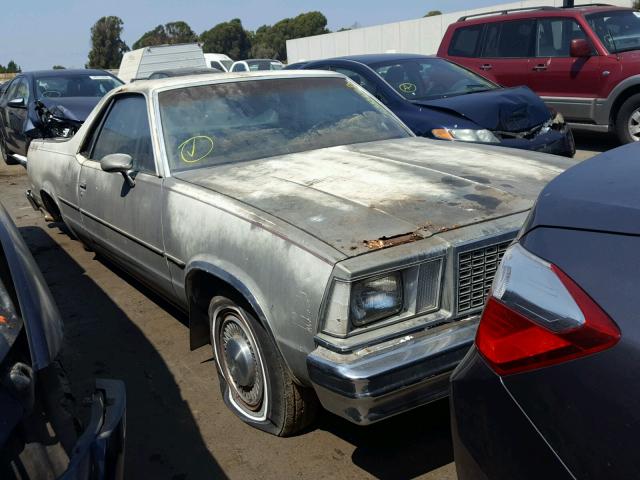 5W80L8Z501609 - 1986 GMC CABALLERO GRAY photo 1