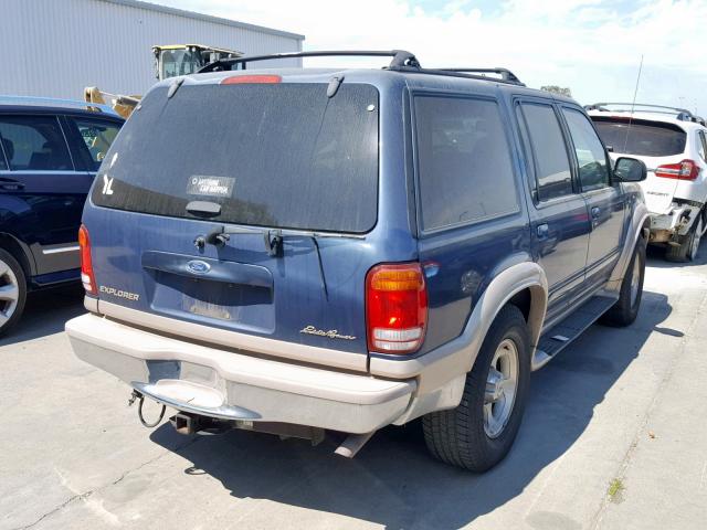 1FMDU74E0YZA89687 - 2000 FORD EXPLORER E BLUE photo 4