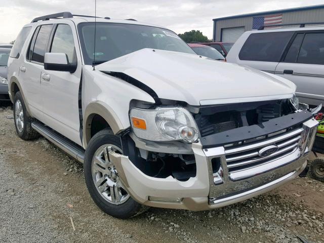 1FMEU7EE2AUB13526 - 2010 FORD EXPLORER E WHITE photo 1