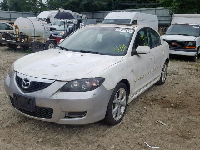 JM1BK324471748856 - 2007 MAZDA 3 S WHITE photo 2