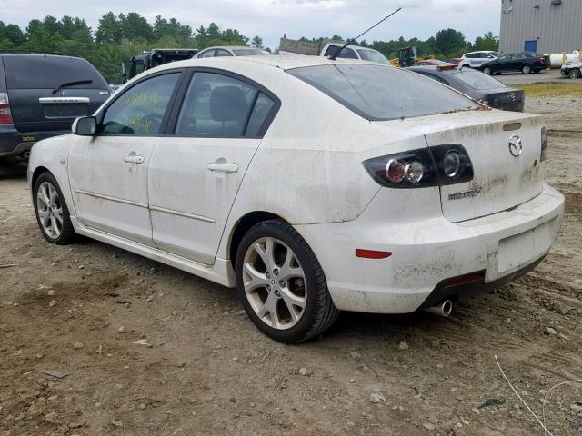 JM1BK324471748856 - 2007 MAZDA 3 S WHITE photo 3