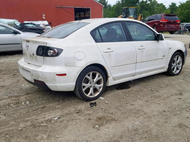 JM1BK324471748856 - 2007 MAZDA 3 S WHITE photo 4