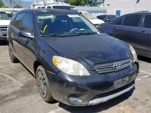 2T1KR32E87C637064 - 2007 TOYOTA MATRIX BLACK photo 1