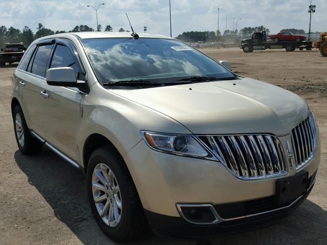 2LMDJ8JK6BBJ01848 - 2011 LINCOLN MKX BEIGE photo 1