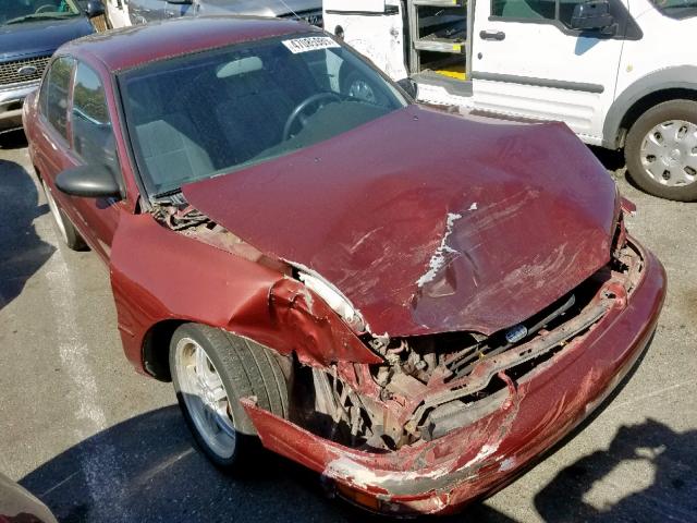 1Y1SK5263VZ457112 - 1997 GEO PRIZM BASE RED photo 1