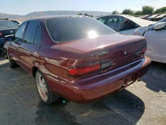 1Y1SK5263VZ457112 - 1997 GEO PRIZM BASE RED photo 3