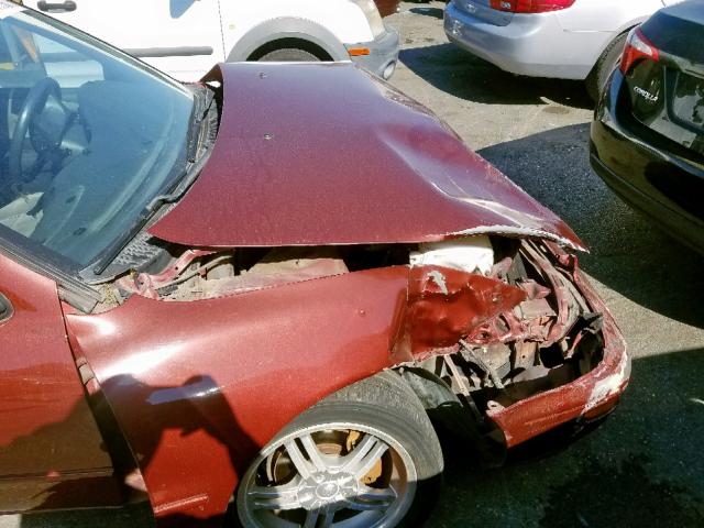 1Y1SK5263VZ457112 - 1997 GEO PRIZM BASE RED photo 9