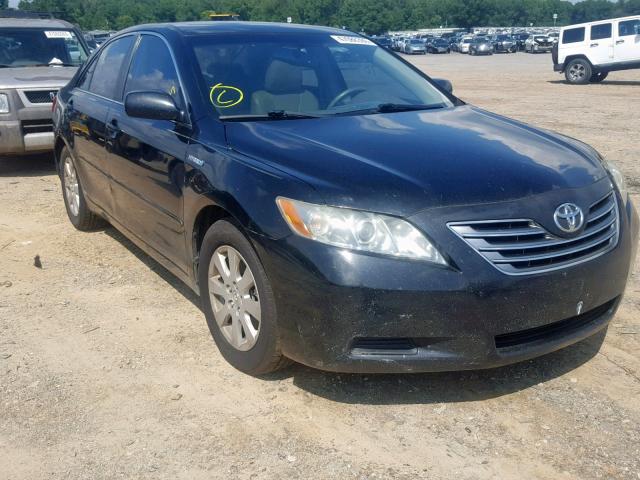 4T1BB46K19U072684 - 2009 TOYOTA CAMRY HYBR BLACK photo 1