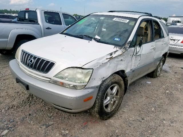 JTJHF10U120282451 - 2002 LEXUS RX 300 WHITE photo 2