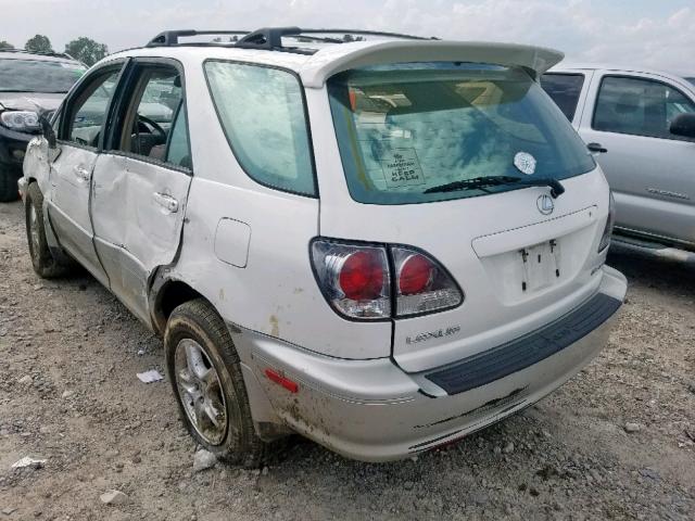 JTJHF10U120282451 - 2002 LEXUS RX 300 WHITE photo 3