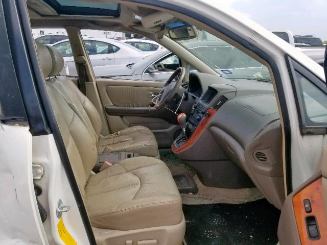 JTJHF10U120282451 - 2002 LEXUS RX 300 WHITE photo 5