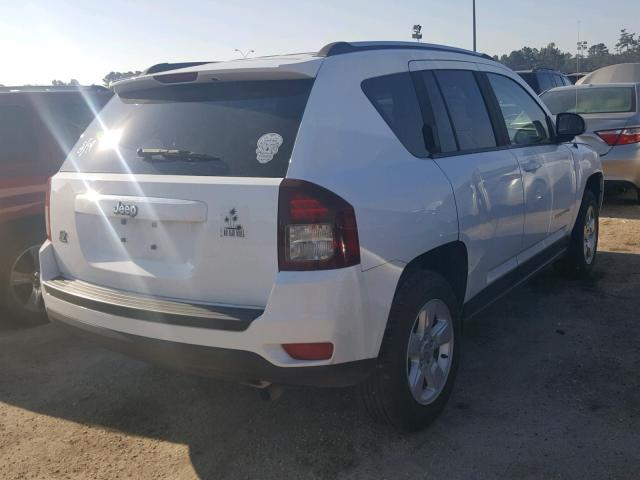 1C4NJCBA7FD226287 - 2015 JEEP COMPASS SP WHITE photo 4