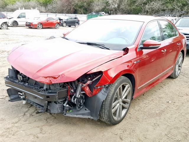 1VWDT7A32HC005833 - 2017 VOLKSWAGEN PASSAT R-L RED photo 2