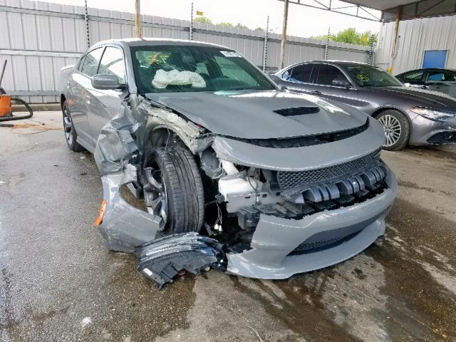 2C3CDXHG6KH563875 - 2019 DODGE CHARGER GT GRAY photo 1
