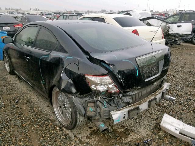 JTKDE177960075096 - 2006 TOYOTA SCION TC შავი ფოტო 3