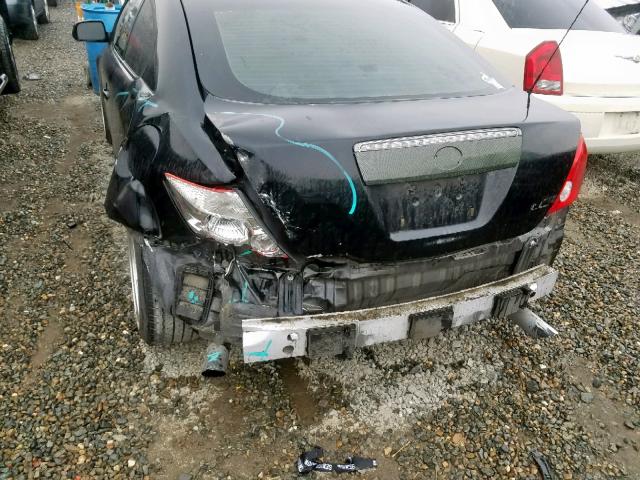 JTKDE177960075096 - 2006 TOYOTA SCION TC შავი ფოტო 9