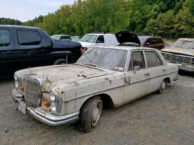 021322 - 1967 MERCEDES-BENZ 250SE BEIGE photo 2