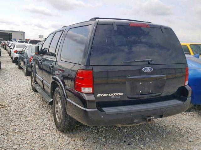 1FMFU17L74LB22004 - 2004 FORD EXPEDITION BLACK photo 3