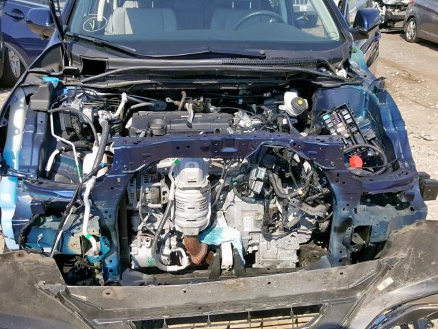 2HKRM4H71GH603962 - 2016 HONDA CR-V EXL BLUE photo 7