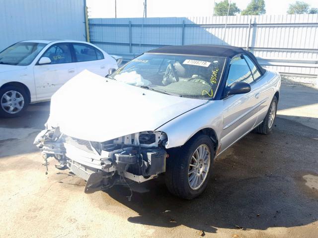 1C3EL55R96N198112 - 2006 CHRYSLER SEBRING TO SILVER photo 2