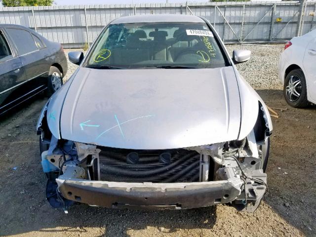 1HGCP26439A165239 - 2009 HONDA ACCORD LXP SILVER photo 9